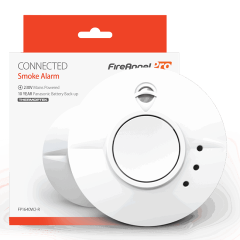 FireAngel Pro Connected Smart Smoke Alarm - Mains Powered - FP1640W2-R