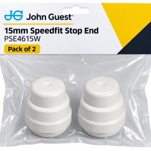15mm Speedfit Stop End - PSE4615W - Bag of 2