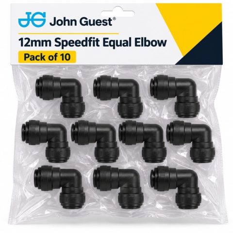 John Guest 12mm Elbows - Pack of 10 - WS1203
